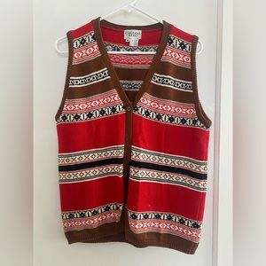Vintage knit vest